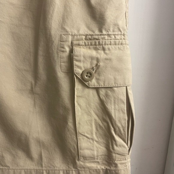 Polo Ralph Lauren Khaki Cargo Shorts Like New, Size 14-Were For School Uniform - Picture 3 of 5